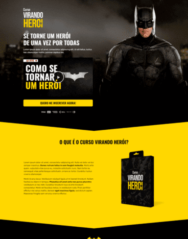 Site Lancamento - Virando Heroi